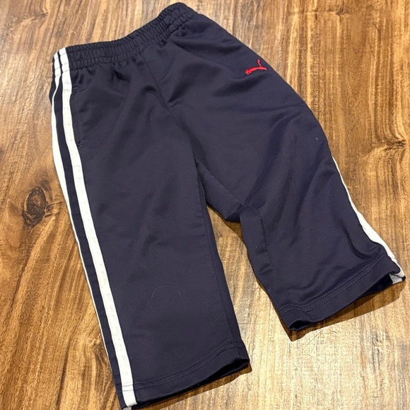 Puma Kids Navy and White Jogger Set with Guess Jean Jacket - Picture 10 of 11